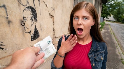 Fucked Outside For Cash – Tiffany Blue